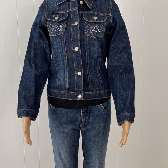7 for all mankind girl's jean jacket size L - Picture 4 of 9